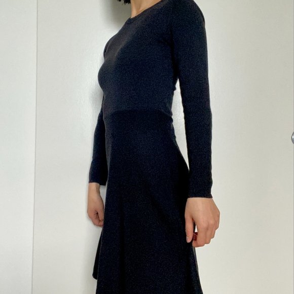 Theory Classic Black A-Line Dress (small) - Picture 3 of 8